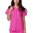 thumbnail image 2 of Adar Universal Women's Scrub Set ? Snap Front Scrub Top and Multi Pocket Scrub Pants, 2 of 7