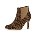 thumbnail image 1 of Unique Bargains Bottines Chelsea à Talon Aiguille à Bout Pointu pour Femmes, 1 of 8