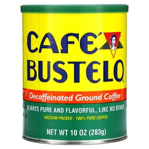 Café Bustelo, Decaffeinated Café moulu, 10 oz (283 g)