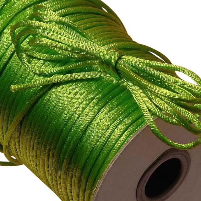CHOK 100 yards Corde Satinée à Queue de Rat 2 mm shamballa nylon Macramé Corde kumihimo