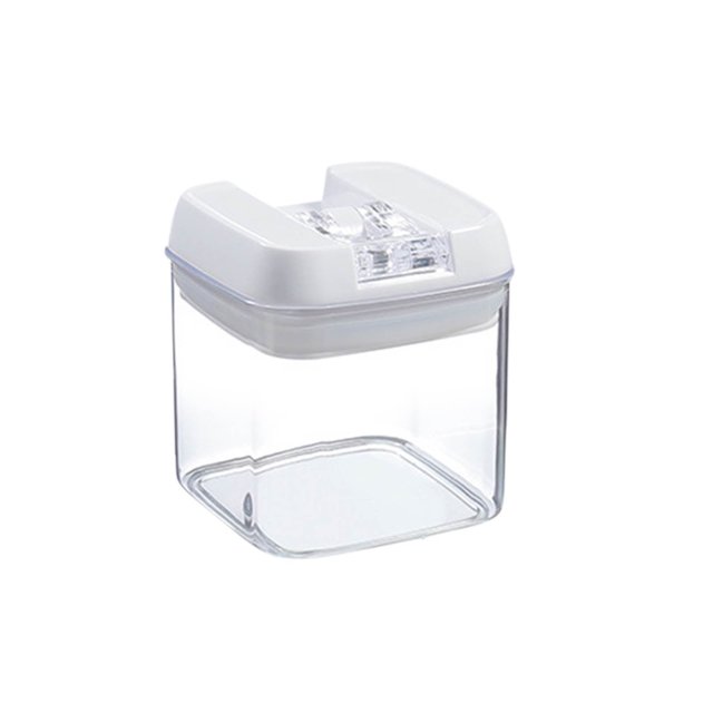 Kadlawus Easy Lock Container for Kitchen, Airtight Fresh-Keeping Box, Transparent Plastic Storage Jar, Sealed Food Container for Dry Goods, Snacks, Spices
