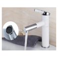 thumbnail image 4 of Robinets d'Évier Mitigeur de Lavabo Bec à Rotation 360 Robinet Chaud Froid Robinets d'Eau Grue Laiton, 4 of 10
