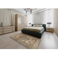 thumbnail image 4 of Ahgly Company Tapis d'Intérieur Carré Traditionnel Brun Persan, 8' Carré, 4 of 6