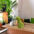 thumbnail image 4 of Flocking Animal Desktop Ornament Decorative Peeing Dog Topiary Green Figurine Home, 4 of 8