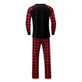 thumbnail image 3 of MASRIN Matching Pjs For Family Christmas Pajamas for Family Pjs Matching Set Family Christmas Pajamas Soft Xmas Pajamas Matching Sets Top Pants Christmas Hat Pjs, 3 of 4