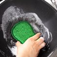 thumbnail image 2 of 1 Pcs Éponges à Récurer Multi-Usages pour Cuisine, Éponge en Microfibre Non Abrasive, Tampon à Récurer Lavable Robuste, Éponge en Microfibre Réutilisable, Nettoyage Sans Effort de la Vaisselle, Casseroles et Poêles, Vert, 2 of 8