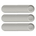 thumbnail image 2 of 2PC Stainless Steel Cutlery Set Compostable Paper Plates Heavy Duty 60 Pack Biodegradable Disposable Plates Disposable Dinner Plates Made Of Natural Sugarcane Wheat ，Microwave Table Chargers, 2 of 9