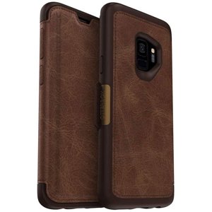 OtterBox Strada Series Etui de téléphone portable Foli pour Samsung Galaxy S9, brun