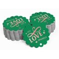 thumbnail image 2 of Inkdotpot Let Love Sparkle Wedding Bottle Tag Real Rose Gold Foil Favor Hang Tags Pack Of 100, 2 of 6