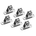 thumbnail image 3 of Rongfmy Pulley Block Fixed Pulley for Clothesline DIY Projects Rope Cable Cord Guide 6 Pack, 3 of 9