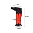 thumbnail image 3 of EARKITY Torch Lighters, Butane Refillable Lighter, Windproof Torch Lighter, Mini Butane Torch Lighter, Portable Butane Torch for Candle Fireplace Camping Baking Culinary Soldering Cooking BBQ Grill, 3 of 5