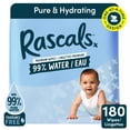 thumbnail image 1 of Lingettes pour bébé Rascals 99 % eau, 180 unités, 1 of 11