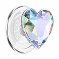 thumbnail image 2 of PopSockets PopGrip pour MagSafe Rond avec Anneau Adaptateur Cœur Dichroique Irisé, 2 of 5