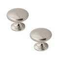 thumbnail image 1 of Era Simple Knob 2-Pack Satin Nickel, 1 of 5
