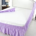 thumbnail image 4 of Unique Bargains Polyester Bed Skirt Elastic Wrap Around Dust Ruffle 15' Drop, 4 of 10