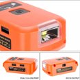 thumbnail image 4 of NATEFEMIN Portable Battery Adapter USB Phone Charger for Black&Decker 20 Volt Lithium-Ion Battery, 4 of 7
