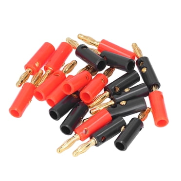 Câble de Haut-Parleur Banane, 20 Pcs Câble de Haut-Parleur Banane Vis de Câble de Haut-Parleur Banane Câble de Haut-Parleur Banane Ultra Réactif