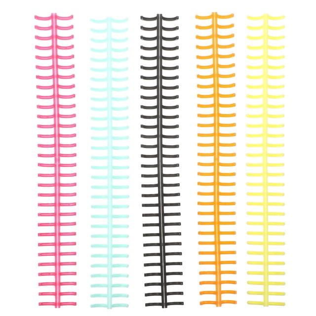 EeaseCA 11Pcs Notebook Binding Spines Spiral Notebook Coils Spirals Comb Bindings