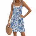 thumbnail image 4 of Ovzne Robes d'Été pour Femmes Robe Femmes Femmes St. Patrick Tennis Taille Haute Élégante Sports Course Shorts Jupe Courte Robe d'Été Liquidation, 4 of 7
