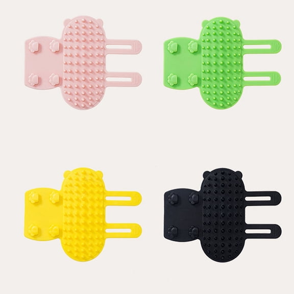 Sentmoon Outil de Toilettage pour Animaux Brosse Anti-Démangeaisons pour Animaux Poils en Silicone Souple 63 Têtes Rondes Dents Peigne Brosse de Massage Douce pour Chiens et Chats Réduit les Démangeaisons et la Perte de Poils pour Toilettage à Domicile