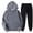 Dark Gray, variant on RKSTN 2 Piece Outfits for Women Sports Tracksuits Long Sleeve Pullover Hoodies Sweatshirt and Sweatpants Fall Winter Set
