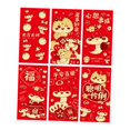 thumbnail image 4 of KLKCMS 6 Pieces Chinese New Year Red Envelopes Hong Bao for Party Favors Graduation D, 4 of 9