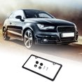 thumbnail image 2 of Unique Bargains 2 Pcs License Plate Frame Metal Stainless Steel Front Rear Car Tag Cover Frame with Screws Bolts Black, 2 of 6