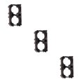 thumbnail image 1 of maskred Rechargeable Battery Holder Battery Cells Combined Frame ABS Plastic Bracket Stand 18650mAh 2 link 3Set, 1 of 6