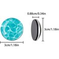 thumbnail image 2 of Fridge Magnet, 10 PCS Ocean Crystal Glass Magnetic Fridge Magnet for Kitchen, Office, Whiteboard (1.2 Inch/ 30mm), 2 of 6