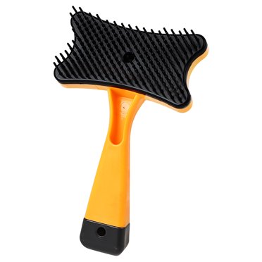 TopLLC Pet Dogs Cats Hair Removal Brush Button Control Pet Automatic Plastic Comb