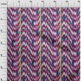 thumbnail image 2 of oneOone Cotton Poplin Fabric Stripe & Chevron Ikat Print Sewing Fabric BTY 56 Inch Wide, 2 of 4