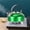 Green#82310🌈, variant on Stainless Steel Whistling Tea Kettle for Stovetop | Portable Red Teapot with Foldable Ergonomic Heat-Resistant Handle | Induction & Gas Compatible | 1x Kettle | Durable, Easy-To-Store Design