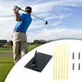 thumbnail image 1 of DYNWAVECA Golf Alignment Stick Holder Set, Golf Trainer Accessories, Portable Golf Training Aid, Practice Plate for Swing,Women, Indoor, 1 of 9