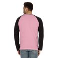 thumbnail image 4 of Inkmeso T-Shirt à Col Rond Coupe Régulière pour Homme, Raglan Uni à Manches Longues, 4 of 7