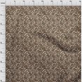 thumbnail image 4 of oneOone Cotton Cambric Brown Fabric Abstract Craft Projects Decor Fabric Printed By The Yard 56 Inch Wide, 4 of 4