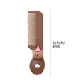 thumbnail image 3 of Portable Mini Hair Comb for Sensitive Scalp - Gentle Detangling Grooming Tool for On-the-Go, Car, Purse or Home Bathroom Essentials, 3 of 9