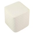 thumbnail image 1 of Stretch Ottoman Cover with Elastic Bottom Rectangle Foot Stool Stretch Covers White, 1 of 7