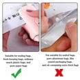 thumbnail image 4 of Hearth & Gear Mini Bag Sealer Handheld Heat Vacuum Sealer 2 In 1 Sealer And Cutter With Lanyard Portable Resealer Machine For Bags Food Storage Snacks Freshness Wild Sea Cucumber Packing Bags, 4 of 4