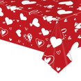 thumbnail image 3 of Valentine'S Day Decorations Proposal Scene Party Background Cloth, 54x108In Love Themed Disposable Tablecloth for Holiday Dinner Layout Curtain, 3 of 3