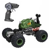Labymos RC Stunt Car for Kids 2.4GHz Remote Control Car 1/14 RC Dinosaur Car Rolling