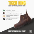 thumbnail image 2 of Tiger Safety CSA Men's Work Boots Steel Toe Leather 5925, 2 of 7