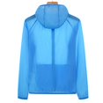 thumbnail image 4 of Plebaso Veste de Protection Solaire pour Femmes Légère à Capuche Zippée Manches Longues Chemise de Soleil Extérieure avec Poches, 4 of 7