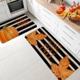 thumbnail image 1 of Yhmxh Bathroom Rugs Pumpkin Kitchen Mat Strip Absorbent Kitchen Rug Decorative Door Mat Two Pcs Living Room Rug Bath Mat for Home and Kitchen Bathroom, 1 of 7