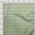 thumbnail image 3 of oneOone Polyester Spandex Olive Green Fabric Chevron Craft Projects Decor Fabric Printed By The Yard 56 Inch Wide, 3 of 4
