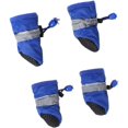 thumbnail image 5 of Blue Shoes Anti Size Straps Dog Adjustable Midium Control Protector, Booties, Walking Draw, Winter Dogs, Seasons Dogs Puppy, Protectors XL Boots: to Small Silicon Shoe 8pcs, 5 of 5
