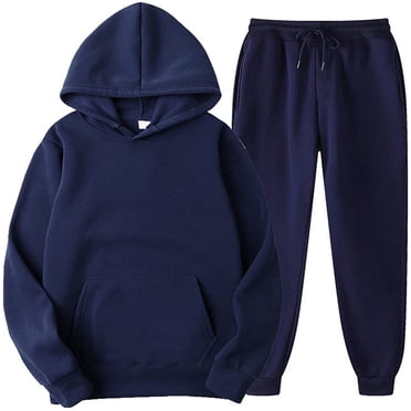 Weiqiqre Unisex Hoodies Tracksuit Sweatsuits for Women Set Mens 2 Piece Hooded Sweatshirts and Sweatpant Set Jogger Sweatsuits