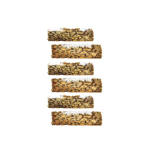 Department 56 Accessory for Villages Resin Stone Wall Accessory Figurine (Set of 6)