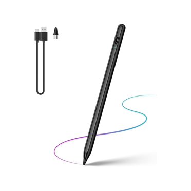 Stylus Pen, Active Stylus Pen Compatible for iOS and Android Touchscreens/Phones, Rechargeable Stylus Pen with Dual Touch Screen, Stylus Pencil for Apple iPad/iPhone/Android/Samsung Tablet