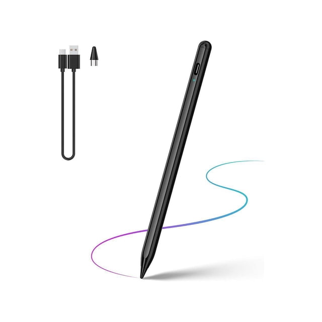 Stylus Pen, Active Stylus Pen Compatible for iOS and Android Touchscreens/Phones, Rechargeable Stylus Pen with Dual Touch Screen, Stylus Pencil for Apple iPad/iPhone/Android/Samsung Tablet