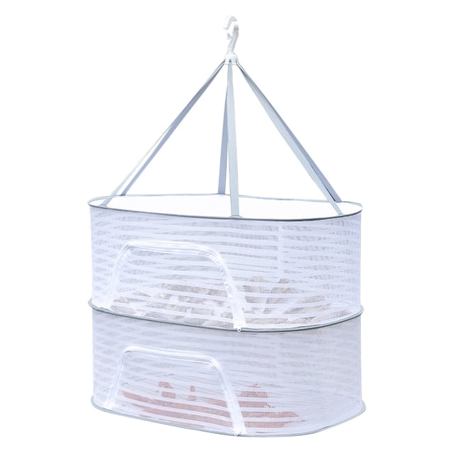 Amzcrzy Foldable Drying Net Flat Clothes Drying Rack - Foldable Mesh Clothes Flat Drying Rack, Underwear Drying Cage Dorm Room Essentials Home Improvement Birthday Gifts for Men Home Organization